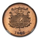 1886 H British North Borneo Bronze 1/2 Cent SP-67 NGC (Red) 1886 H British North Borneo Bronze 1/2 Cent SP-67 NGC (Red)